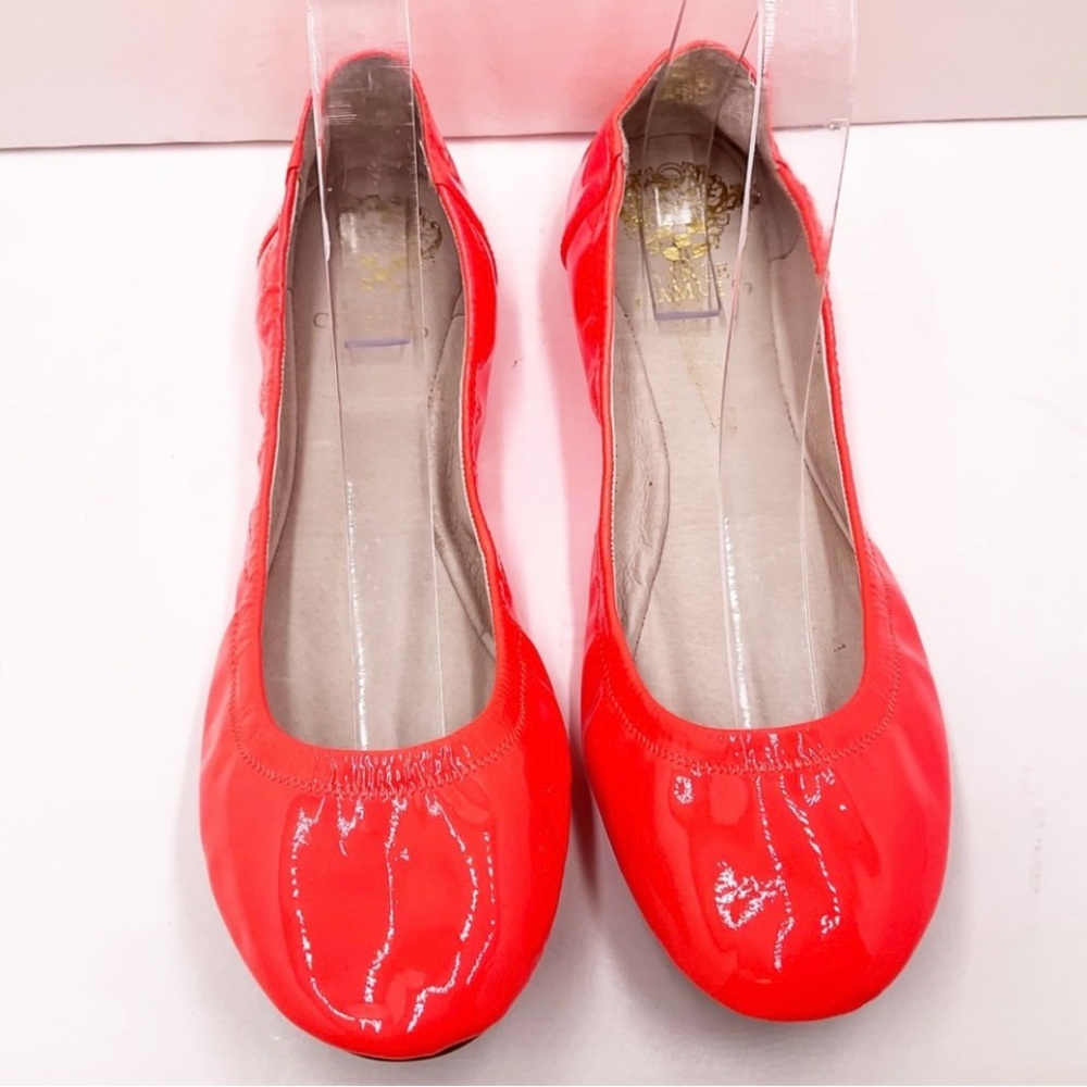 🆕{VINCE CAMUTO} Ellen Neon Patent Leather Ballet Flats